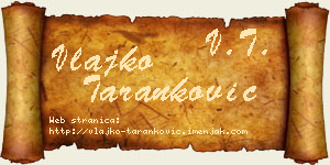 Vlajko Taranković vizit kartica